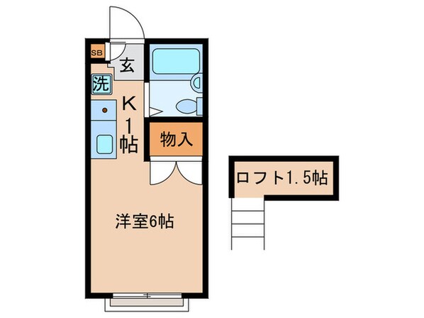 ハイツ西狛の物件間取画像